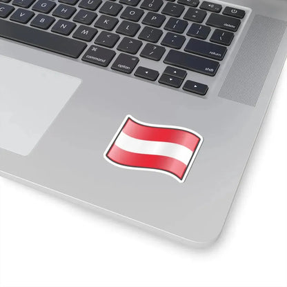 Nuvola Austrian flag (Austria) STICKER Vinyl Kiss-Cut Decal - The Sticker Space