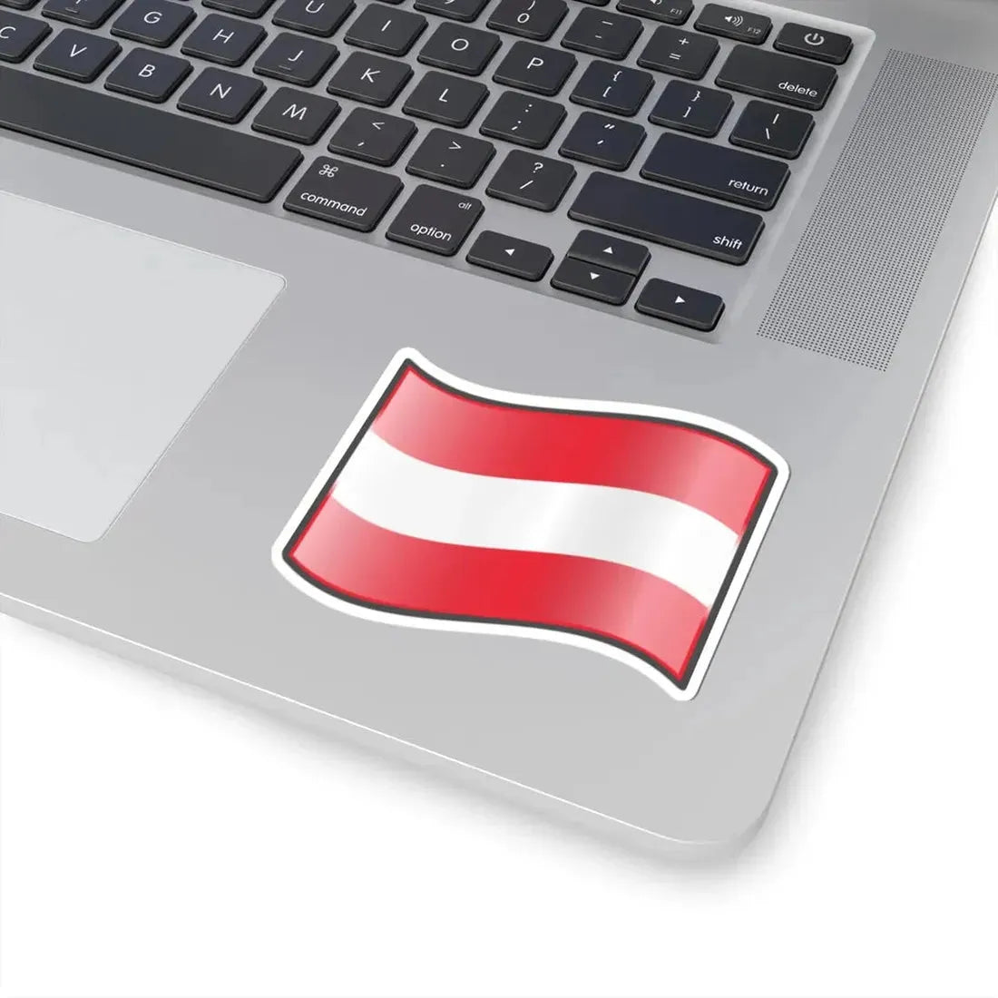 Nuvola Austrian flag (Austria) STICKER Vinyl Kiss-Cut Decal - The Sticker Space