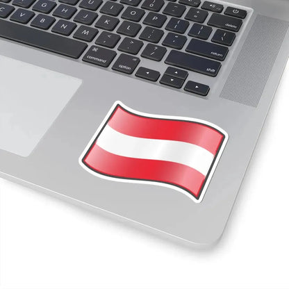 Nuvola Austrian flag (Austria) STICKER Vinyl Kiss-Cut Decal - The Sticker Space