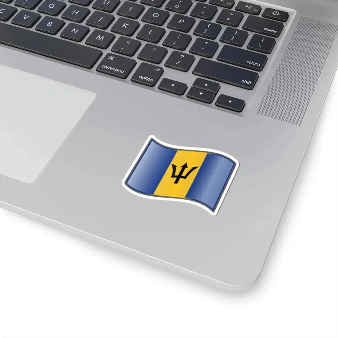 Nuvola Barbados flag (Barbados) STICKER Vinyl Kiss-Cut Decal - The Sticker Space