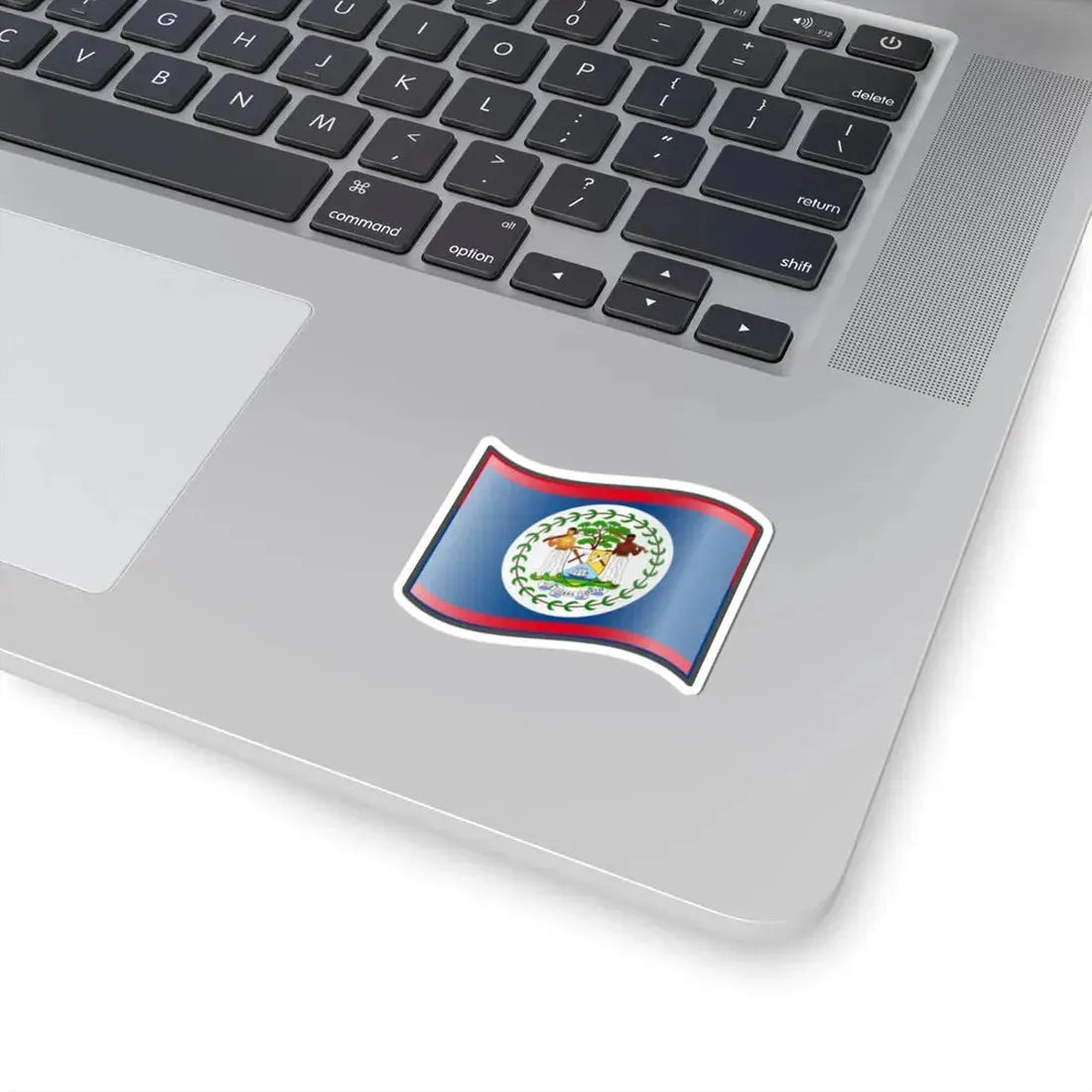 Nuvola Belizean flag (Belize) STICKER Vinyl Kiss-Cut Decal - The Sticker Space