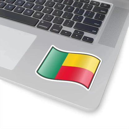 Nuvola Beninese flag (Benin) STICKER Vinyl Kiss-Cut Decal - The Sticker Space