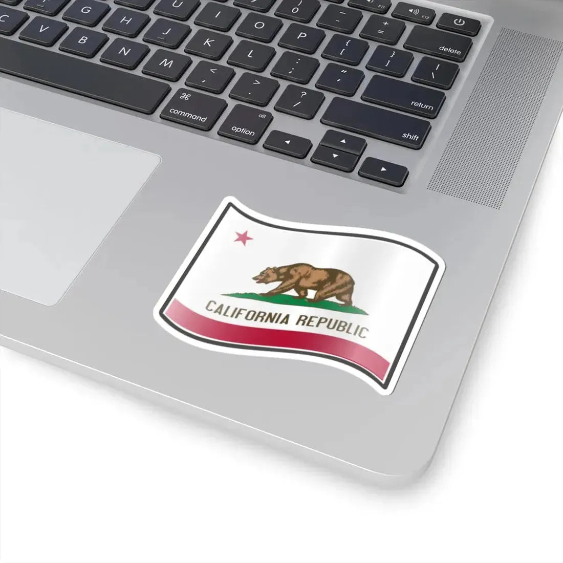Nuvola California flag (United States) STICKER Vinyl Kiss-Cut Decal - The Sticker Space