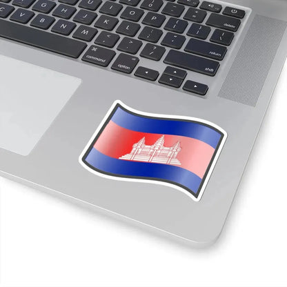 Nuvola Cambodia flag (Cambodia) STICKER Vinyl Kiss-Cut Decal - The Sticker Space