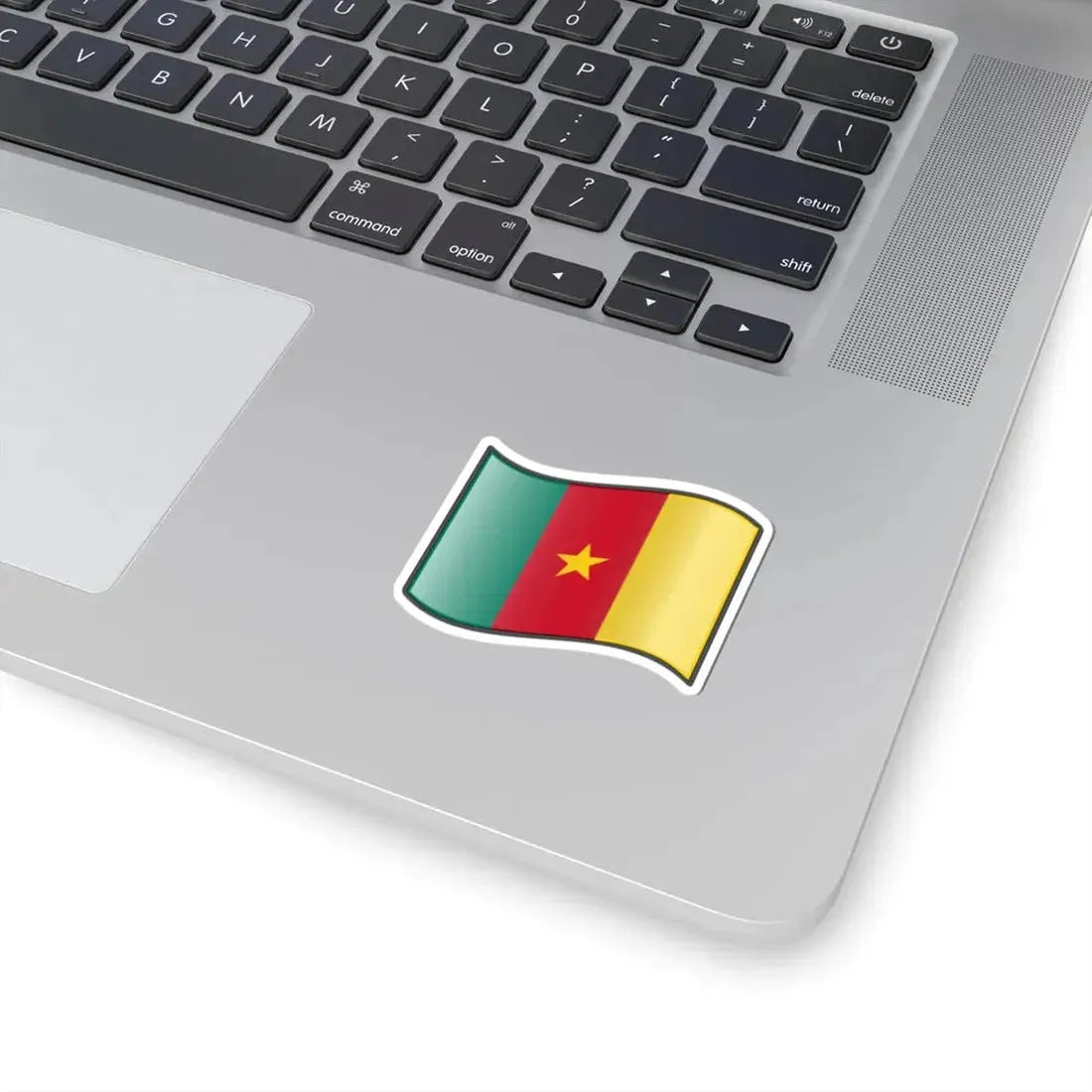 Nuvola Cameroon flag (Cameroon) STICKER Vinyl Kiss-Cut Decal - The Sticker Space
