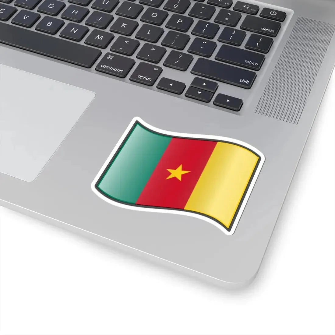 Nuvola Cameroon flag (Cameroon) STICKER Vinyl Kiss-Cut Decal - The Sticker Space