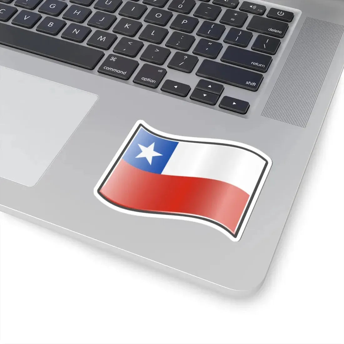 Nuvola Chile flag (Chile) STICKER Vinyl Kiss-Cut Decal - The Sticker Space