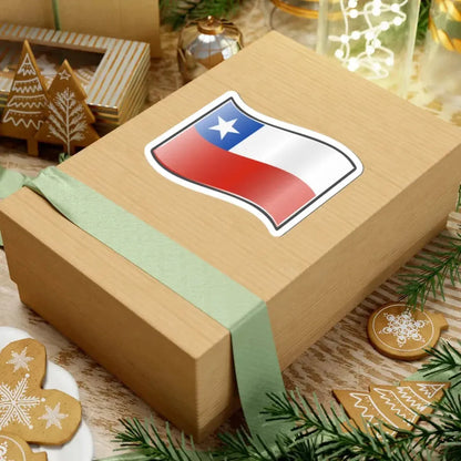 Nuvola Chile flag (Chile) STICKER Vinyl Kiss-Cut Decal - The Sticker Space