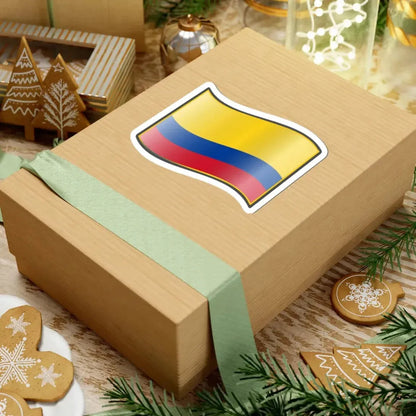 Nuvola Colombian flag (Colombia) STICKER Vinyl Kiss-Cut Decal - The Sticker Space