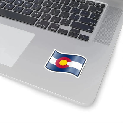 Nuvola Colorado flag (United States) STICKER Vinyl Kiss-Cut Decal - The Sticker Space