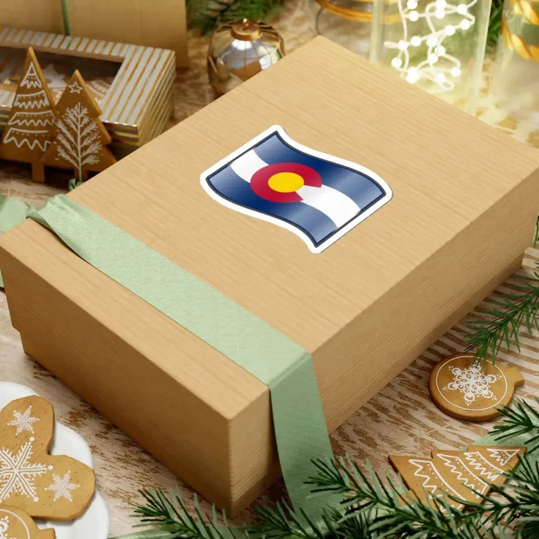 Nuvola Colorado flag (United States) STICKER Vinyl Kiss-Cut Decal - The Sticker Space
