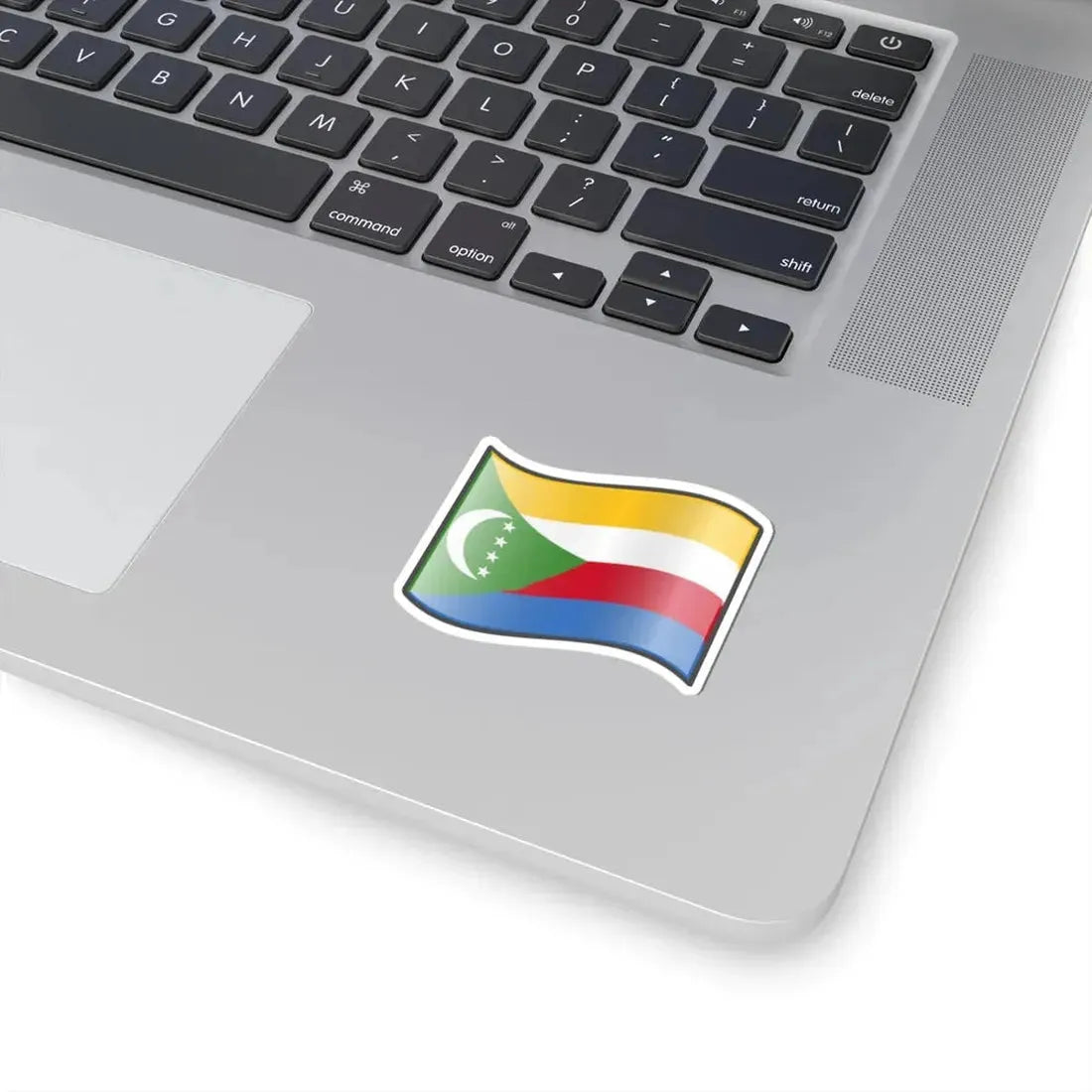 Nuvola Comorian flag (Comoros) STICKER Vinyl Kiss-Cut Decal - The Sticker Space