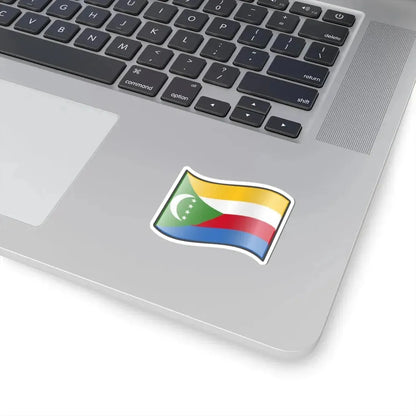 Nuvola Comorian flag (Comoros) STICKER Vinyl Kiss-Cut Decal - The Sticker Space