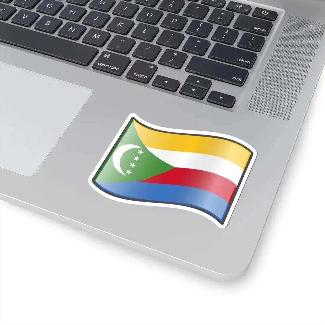 Nuvola Comorian flag (Comoros) STICKER Vinyl Kiss-Cut Decal - The Sticker Space