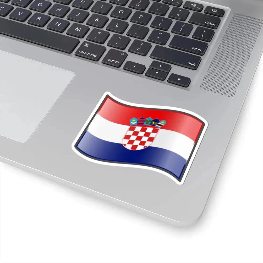 Nuvola Croatian flag (Croatia) STICKER Vinyl Kiss-Cut Decal - The Sticker Space