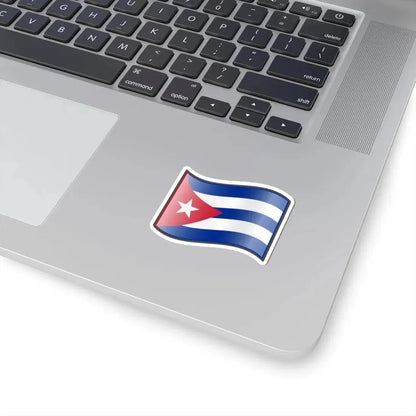Nuvola Cuban flag (Cuba) STICKER Vinyl Kiss-Cut Decal - The Sticker Space
