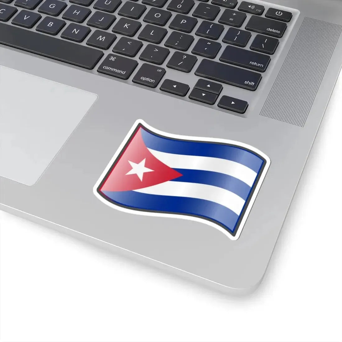 Nuvola Cuban flag (Cuba) STICKER Vinyl Kiss-Cut Decal - The Sticker Space