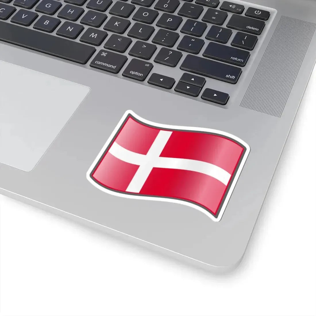 Nuvola Danish flag (Denmark) STICKER Vinyl Kiss-Cut Decal - The Sticker Space