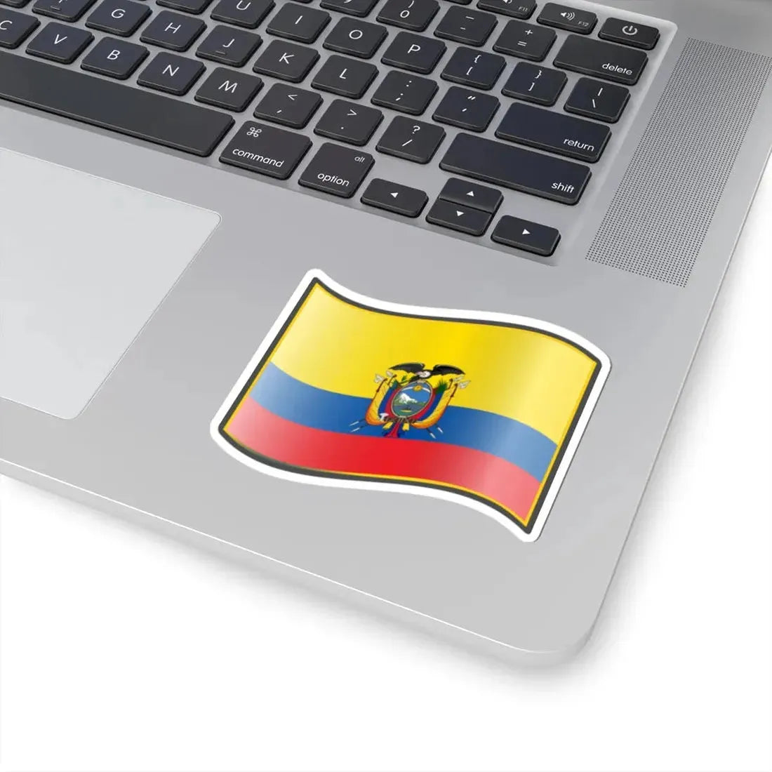 Nuvola Ecuadorian flag (Ecuador) STICKER Vinyl Kiss-Cut Decal - The Sticker Space