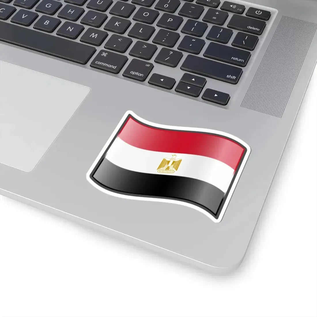 Nuvola Egyptian flag (Egypt) STICKER Vinyl Kiss-Cut Decal - The Sticker Space