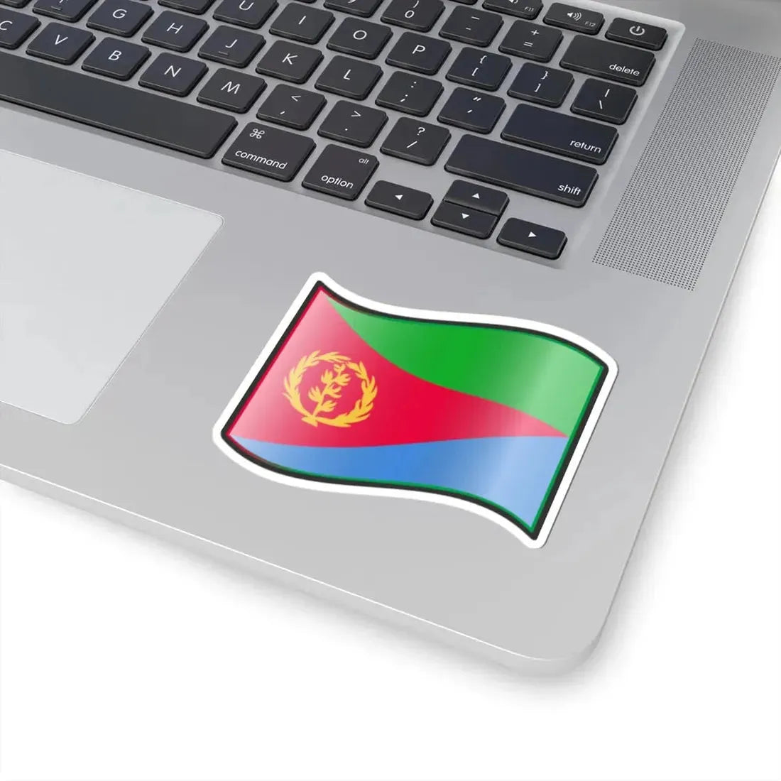 Nuvola Eritrean flag (Eritrea) STICKER Vinyl Kiss-Cut Decal - The Sticker Space