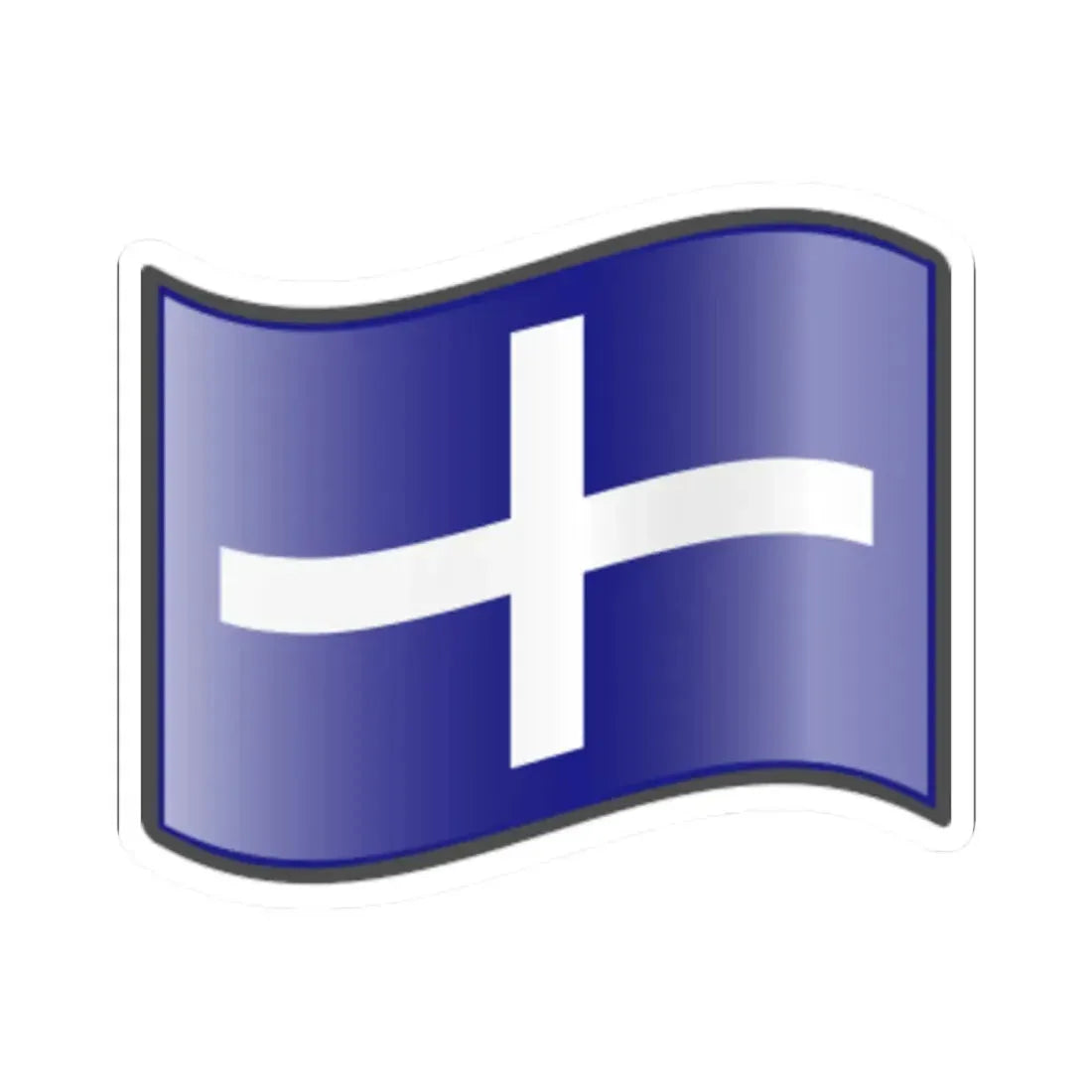 Nuvola Eureka flag (Australia) STICKER Vinyl Kiss-Cut Decal 2 Inch White - The Sticker Space