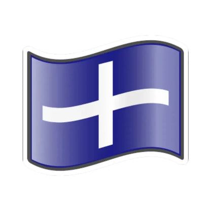 Nuvola Eureka flag (Australia) STICKER Vinyl Kiss-Cut Decal 4 Inch White - The Sticker Space