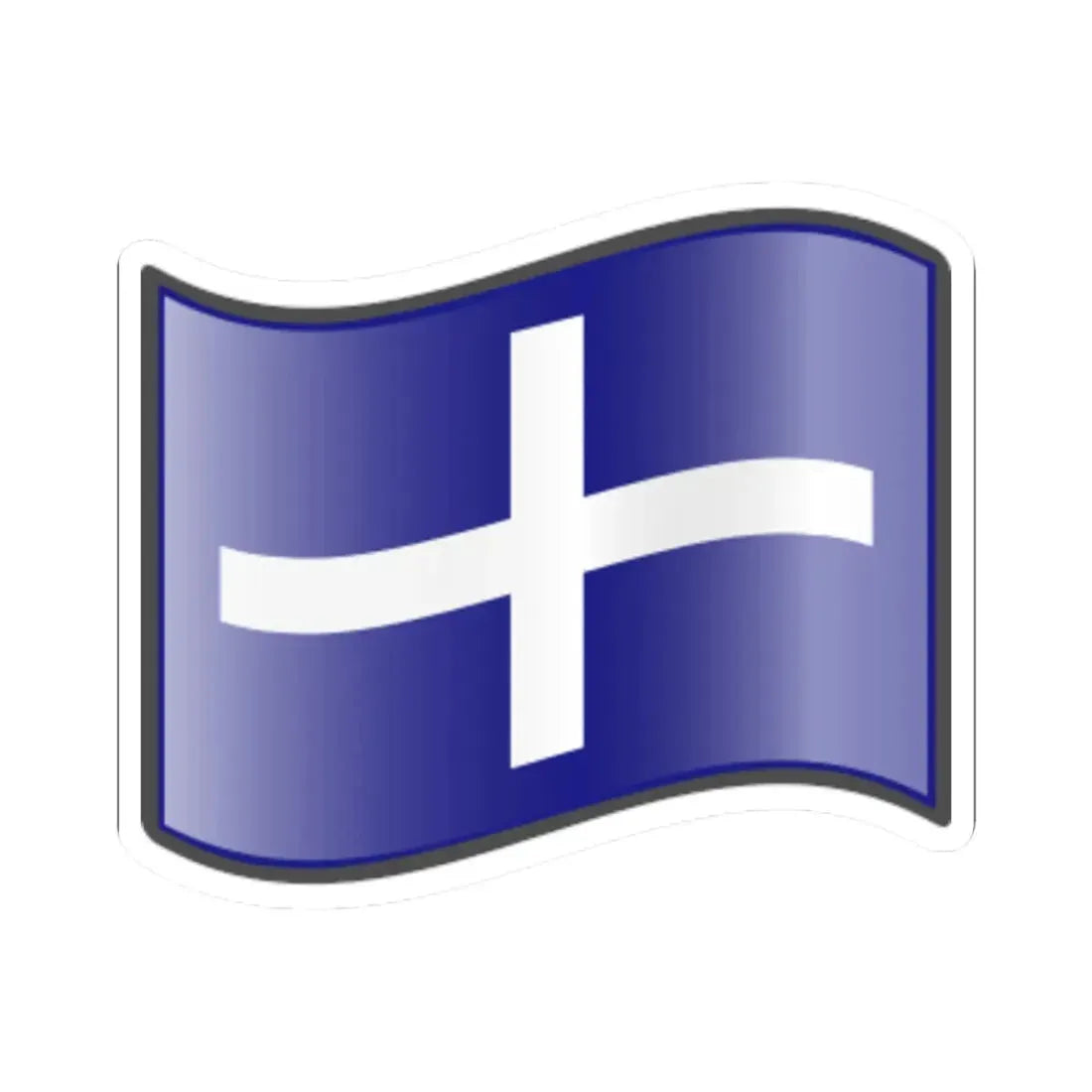 Nuvola Eureka flag (Australia) STICKER Vinyl Kiss-Cut Decal 6 Inch White - The Sticker Space