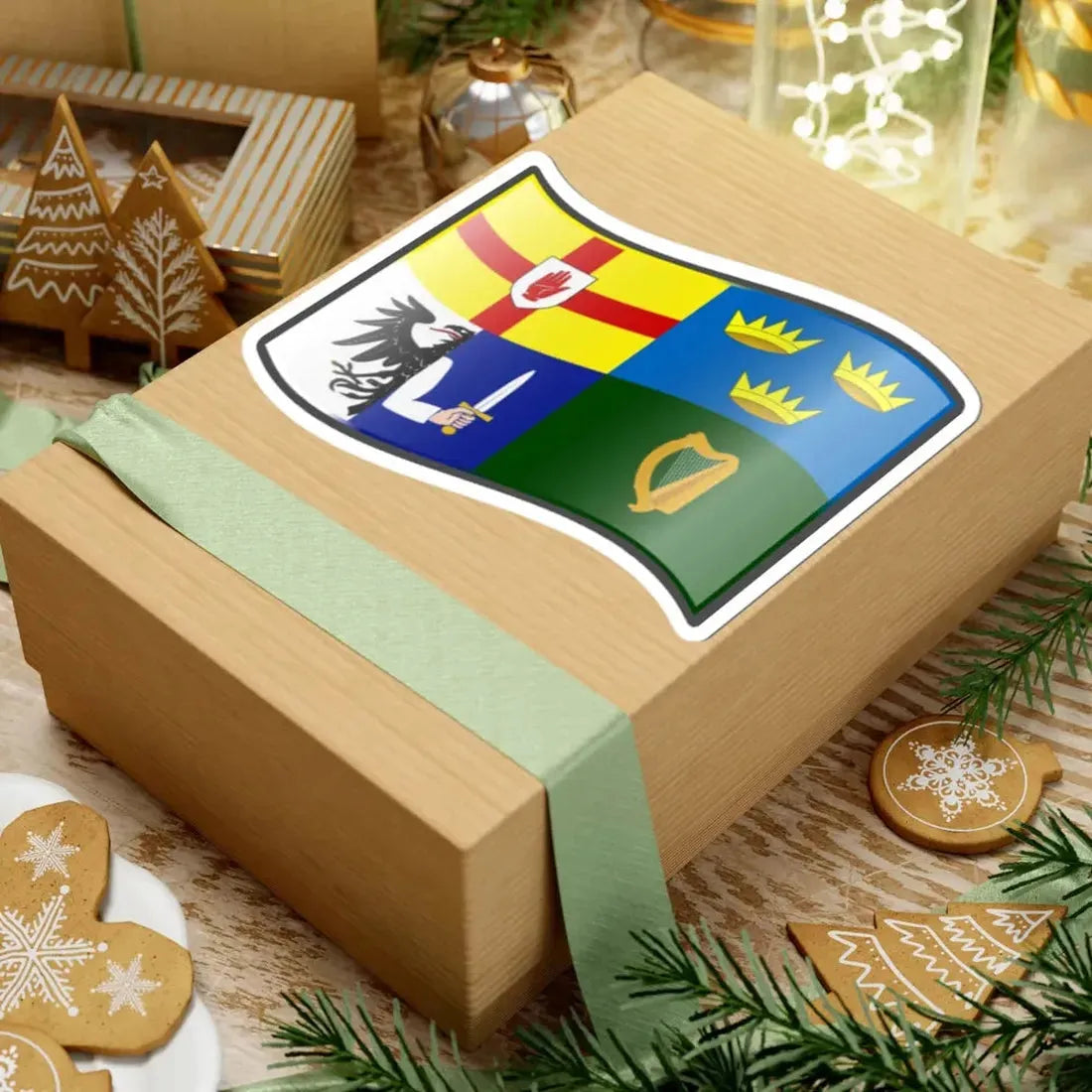 Nuvola Four Provinces flag (Ireland) STICKER Vinyl Kiss-Cut Decal - The Sticker Space