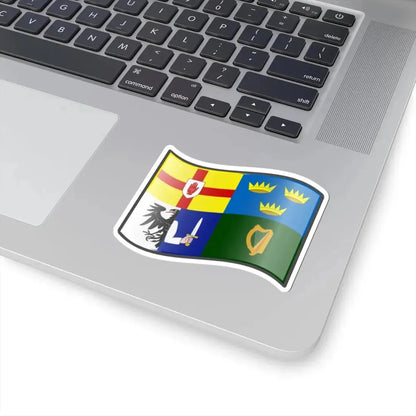 Nuvola Four Provinces flag (Ireland) STICKER Vinyl Kiss-Cut Decal - The Sticker Space