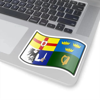Nuvola Four Provinces flag (Ireland) STICKER Vinyl Kiss-Cut Decal - The Sticker Space