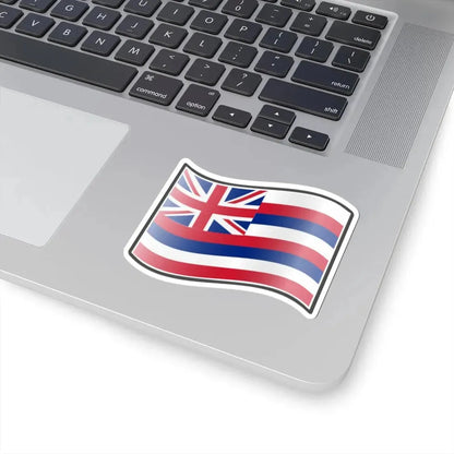 Nuvola Hawaiian flag (United States) STICKER Vinyl Kiss-Cut Decal - The Sticker Space