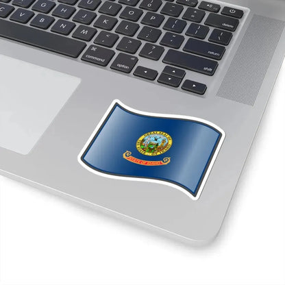 Nuvola Idaho flag (United States) STICKER Vinyl Kiss-Cut Decal - The Sticker Space