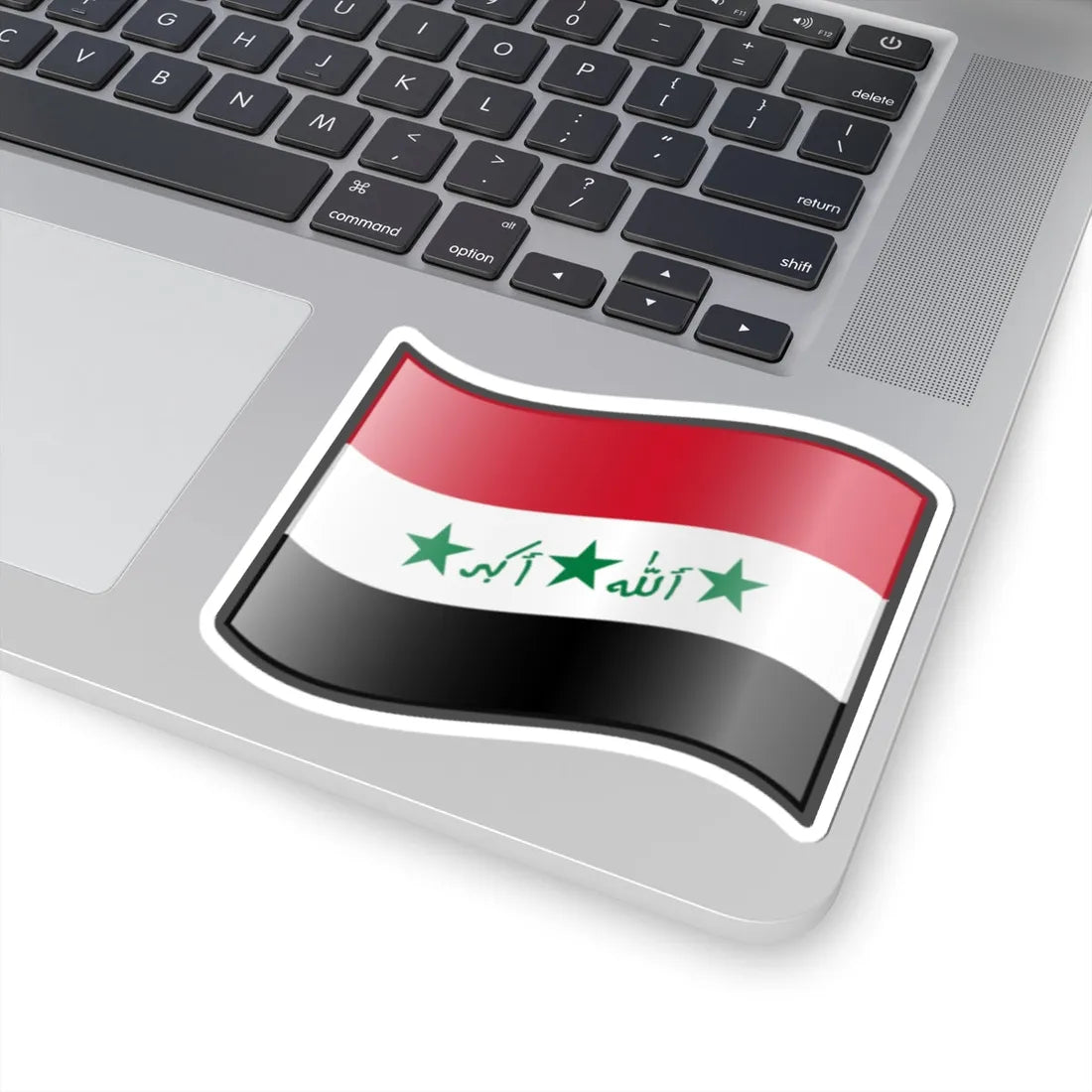 Nuvola Iraq flag 1991-2004 (Iraq) STICKER Vinyl Kiss-Cut Decal - The Sticker Space