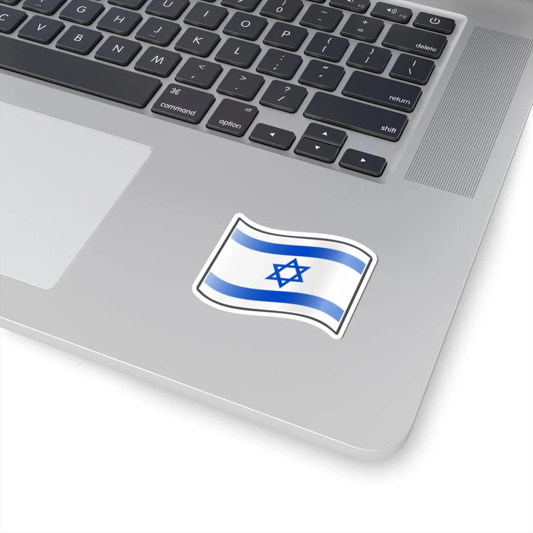Nuvola Israeli flag (Israel) STICKER Vinyl Kiss-Cut Decal - The Sticker Space