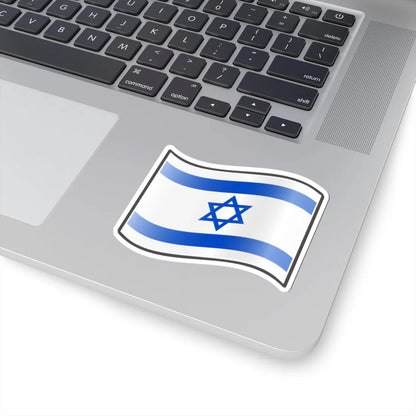 Nuvola Israeli flag (Israel) STICKER Vinyl Kiss-Cut Decal - The Sticker Space