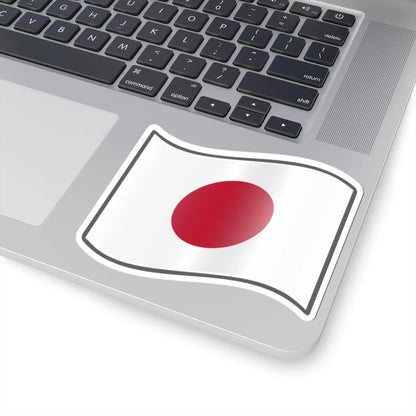 Nuvola Japan flag (Japan) STICKER Vinyl Kiss-Cut Decal - The Sticker Space