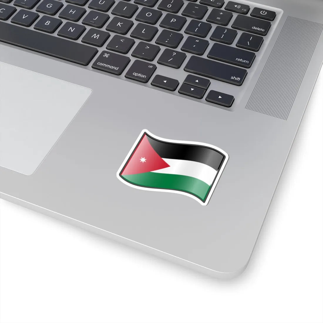 Nuvola Jordan flag (Jordan) STICKER Vinyl Kiss-Cut Decal - The Sticker Space