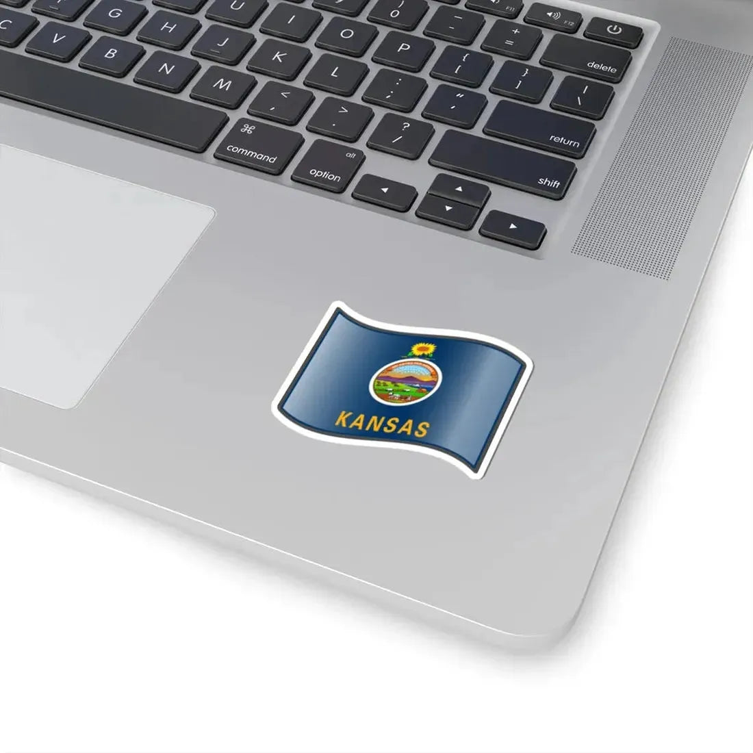 Nuvola Kansas flag (United States) STICKER Vinyl Kiss-Cut Decal - The Sticker Space
