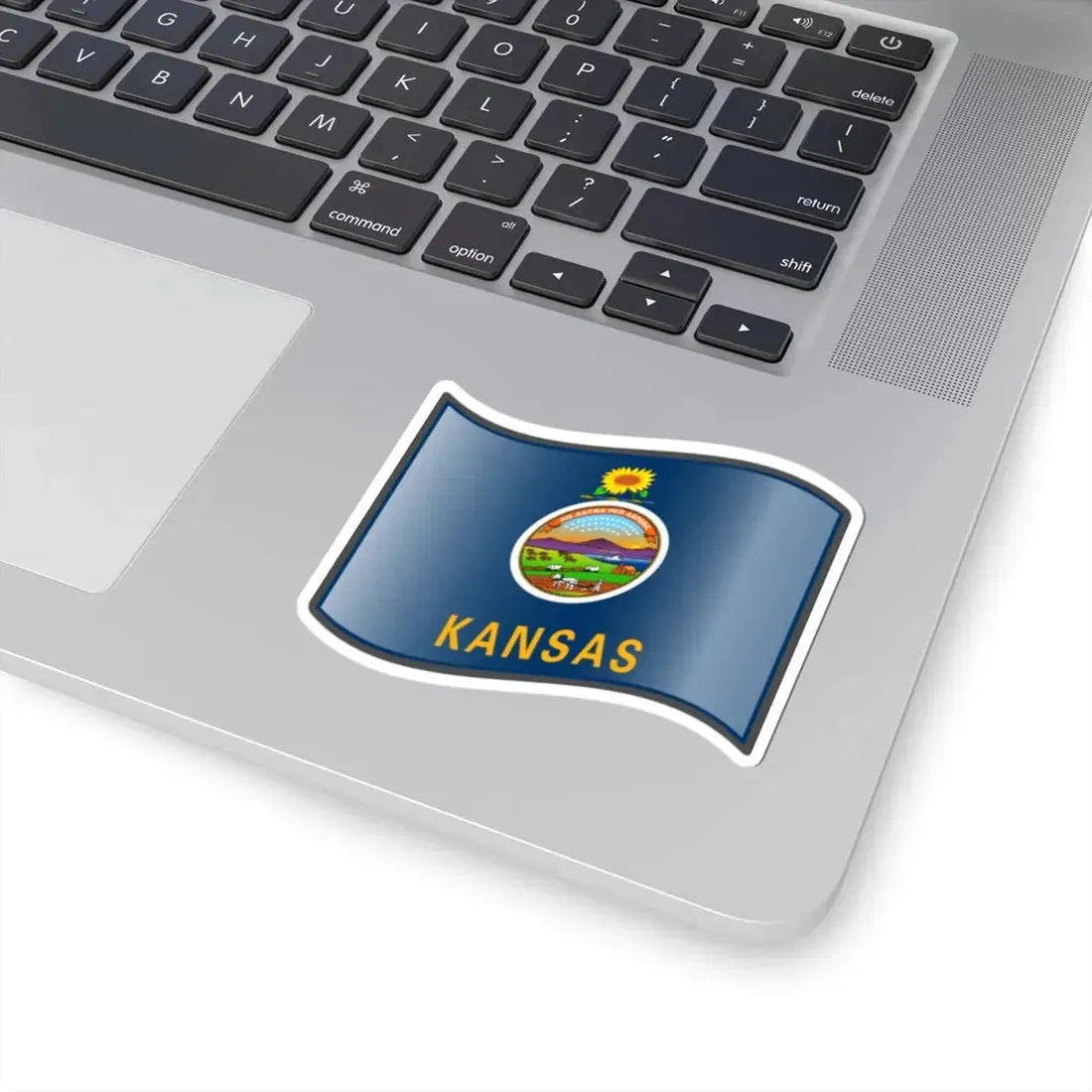 Nuvola Kansas flag (United States) STICKER Vinyl Kiss-Cut Decal - The Sticker Space