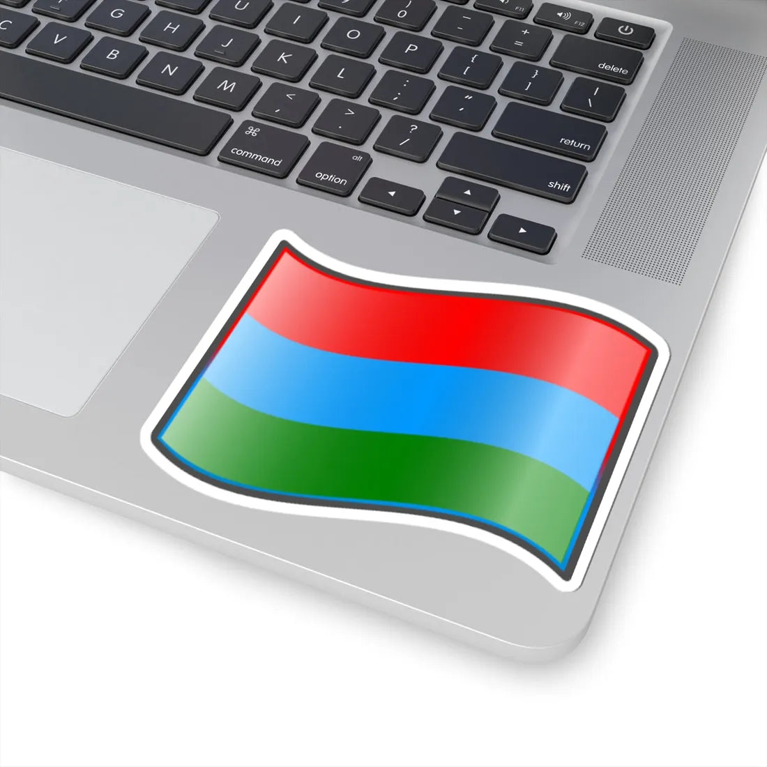 Nuvola Karelian flag (Russia) STICKER Vinyl Kiss-Cut Decal - The Sticker Space