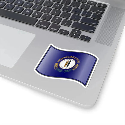 Nuvola Kentucky flag (United States) STICKER Vinyl Kiss-Cut Decal - The Sticker Space