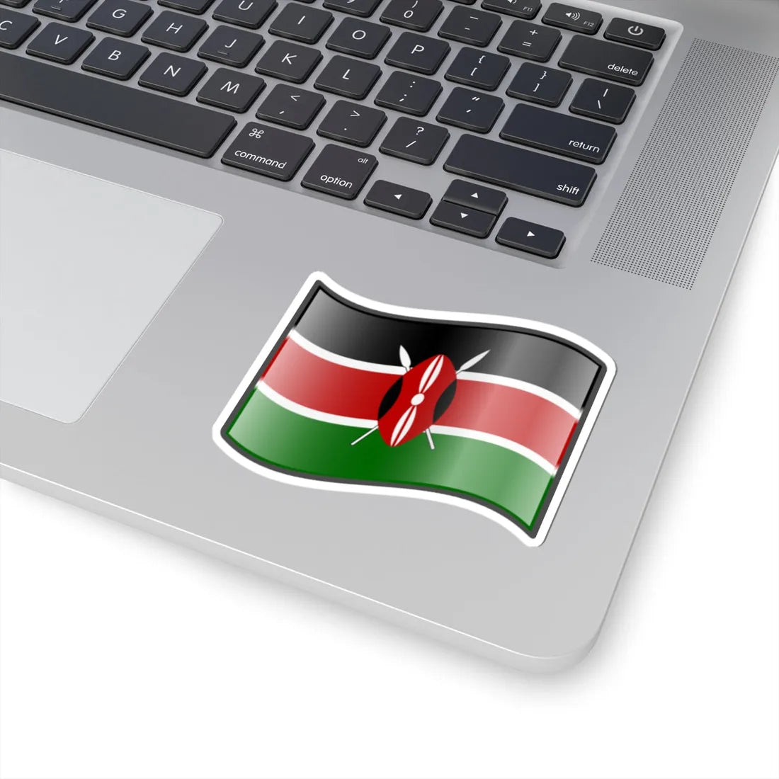 Nuvola Kenyan flag (Kenya) STICKER Vinyl Kiss-Cut Decal - The Sticker Space