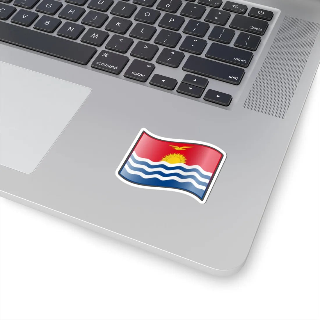 Nuvola Kiribati flag (Kiribati) STICKER Vinyl Kiss-Cut Decal - The Sticker Space