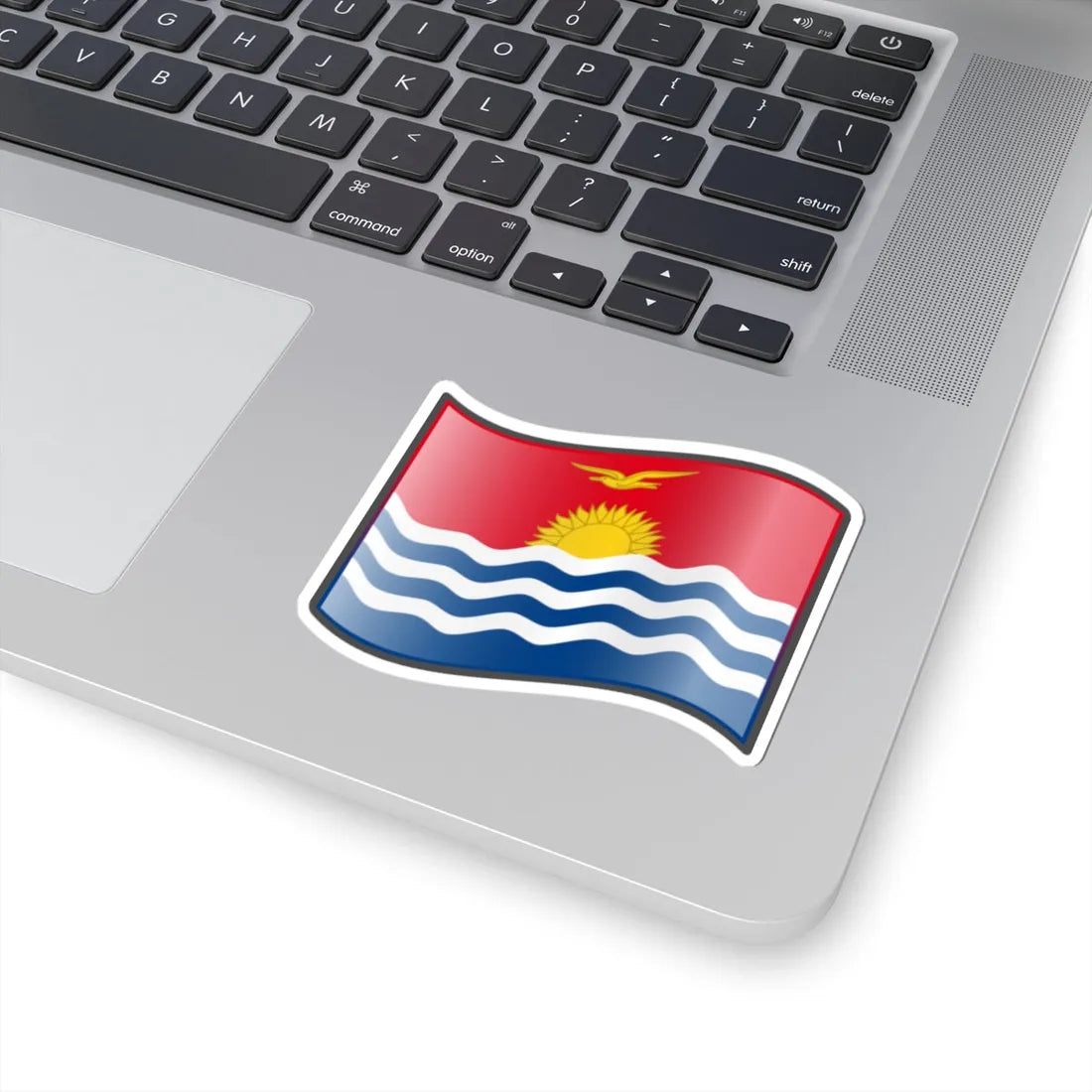 Nuvola Kiribati flag (Kiribati) STICKER Vinyl Kiss-Cut Decal - The Sticker Space