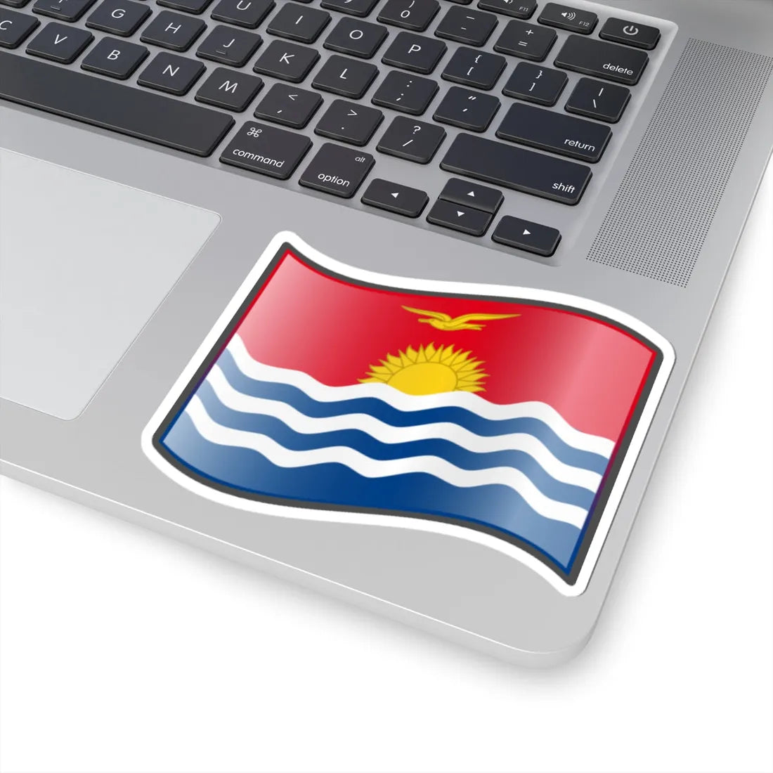 Nuvola Kiribati flag (Kiribati) STICKER Vinyl Kiss-Cut Decal - The Sticker Space