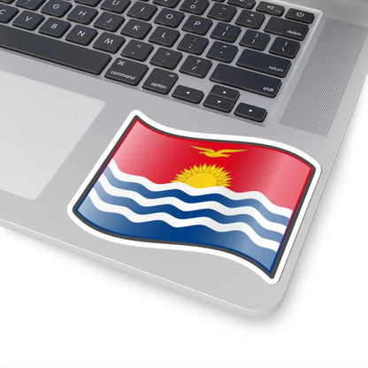 Nuvola Kiribati flag (Kiribati) STICKER Vinyl Kiss-Cut Decal - The Sticker Space