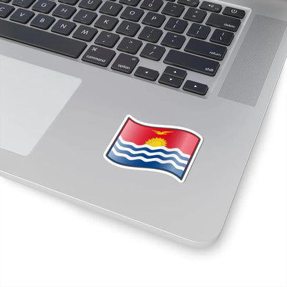 Nuvola Kiribati flag (Kiribati) STICKER Vinyl Kiss-Cut Decal - The Sticker Space