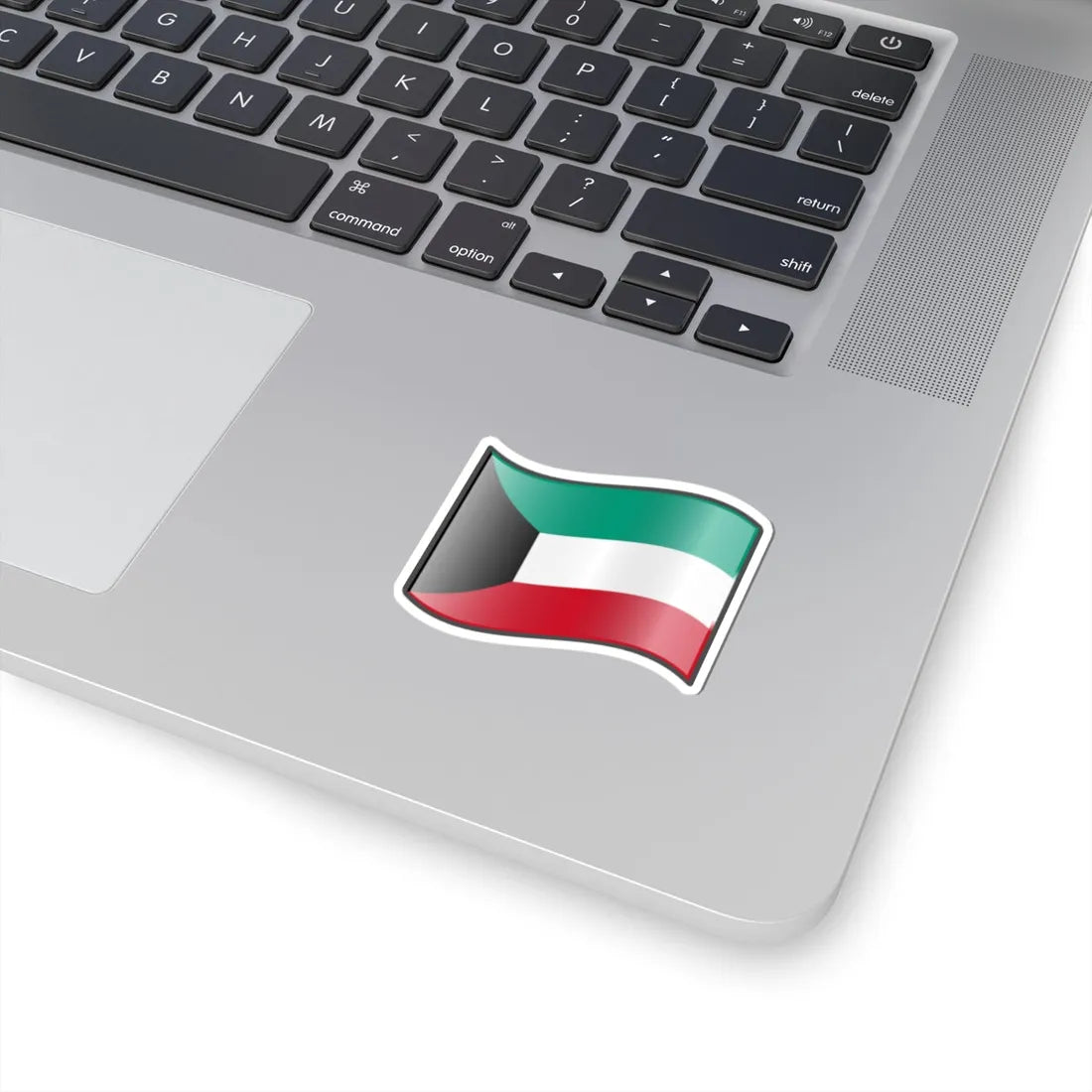 Nuvola Kuwaiti flag (Kuwait) STICKER Vinyl Kiss-Cut Decal - The Sticker Space