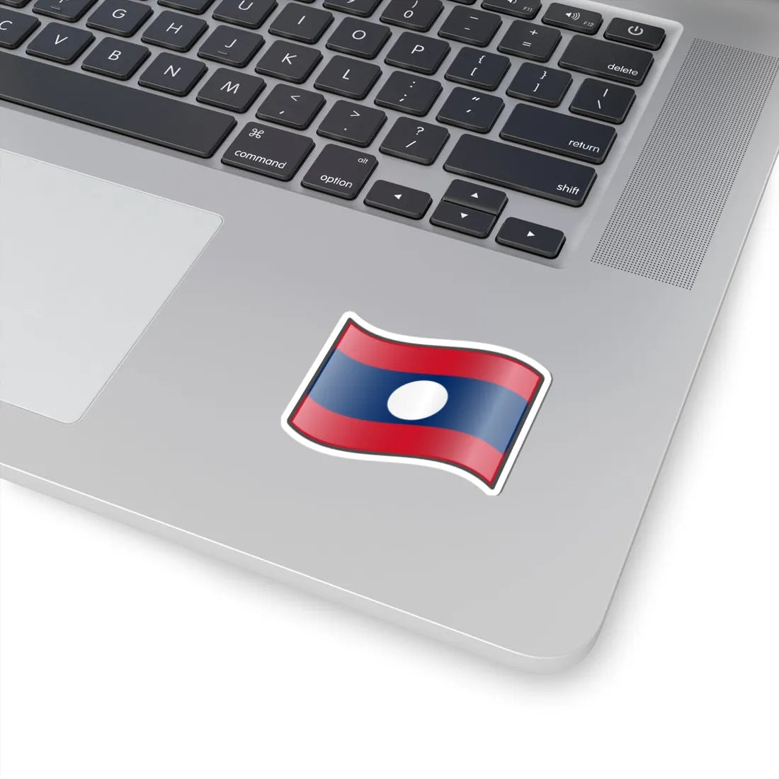 Nuvola Laotian flag (Laos) STICKER Vinyl Kiss-Cut Decal - The Sticker Space